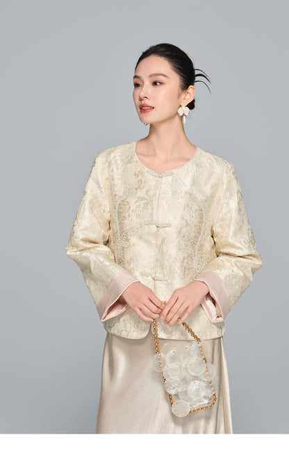 Stylish High-End Beaded Jacket