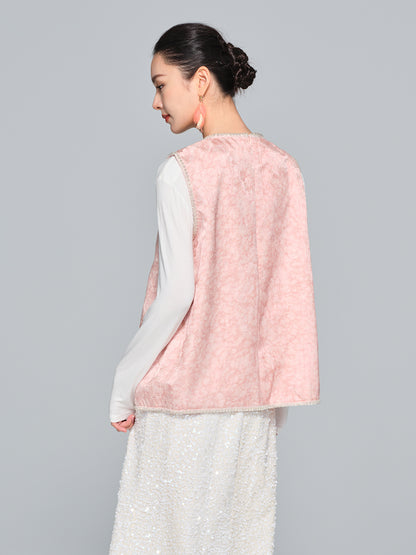 Stylish Heavy Embroidery Vest for Women