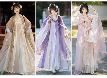 Fairy Hanfu Costume — Elegant Cloak & Flowing Ancient Outfit