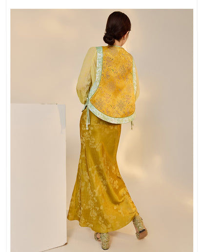 High-End Floral Embroidered Vest – Stylish Women's Top