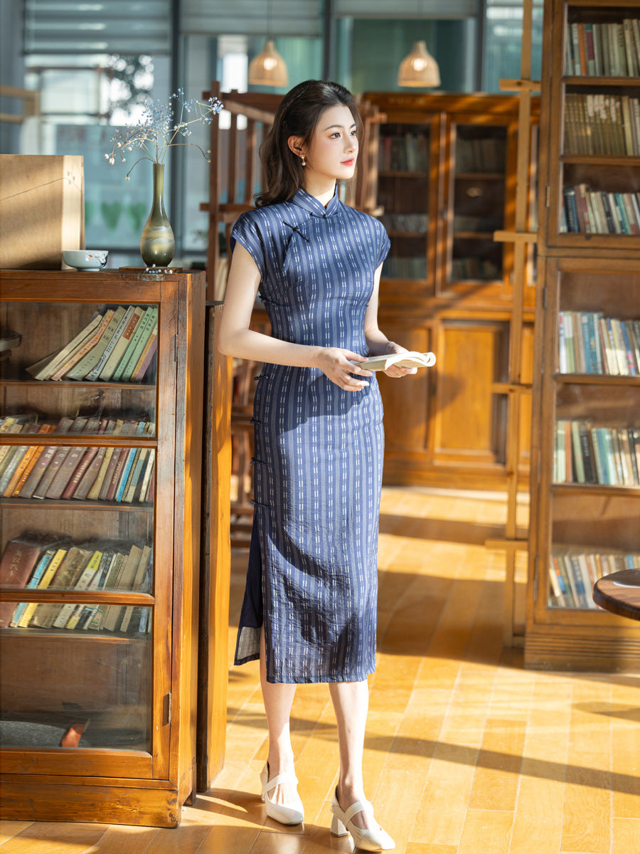 New Chinese Style Cheongsam – Elegant Daily Wear Spring Dress