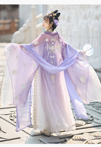 Fairy Hanfu Costume — Elegant Cloak & Flowing Ancient Outfit