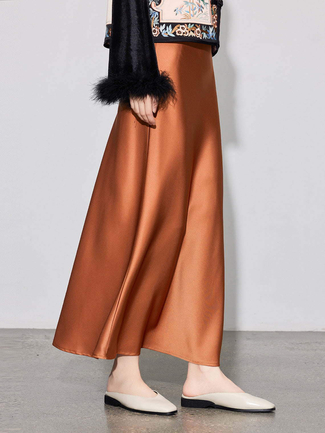 Elegant High-End Asymmetrical Mermaid Skirt