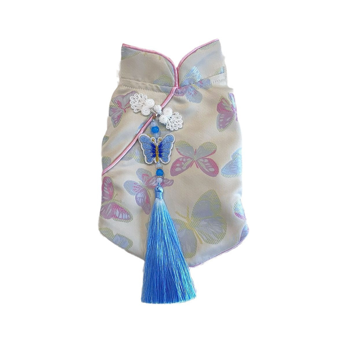 New Chinese Style Autumn Winter Pet Cheongsam for Small Medium Dogs