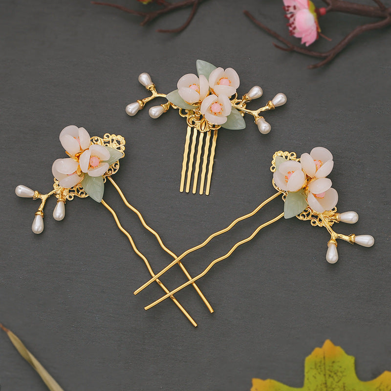 Hanfu Hair Accessories Fairy Girl Tassel Hairpin Full Set Buyao Hairpin