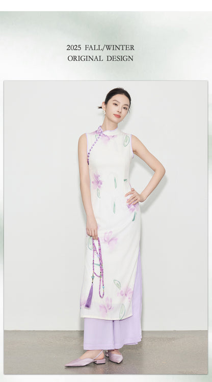 Elegant Slim Fit Chinese Dress – 2025 High-End Spring Summer
