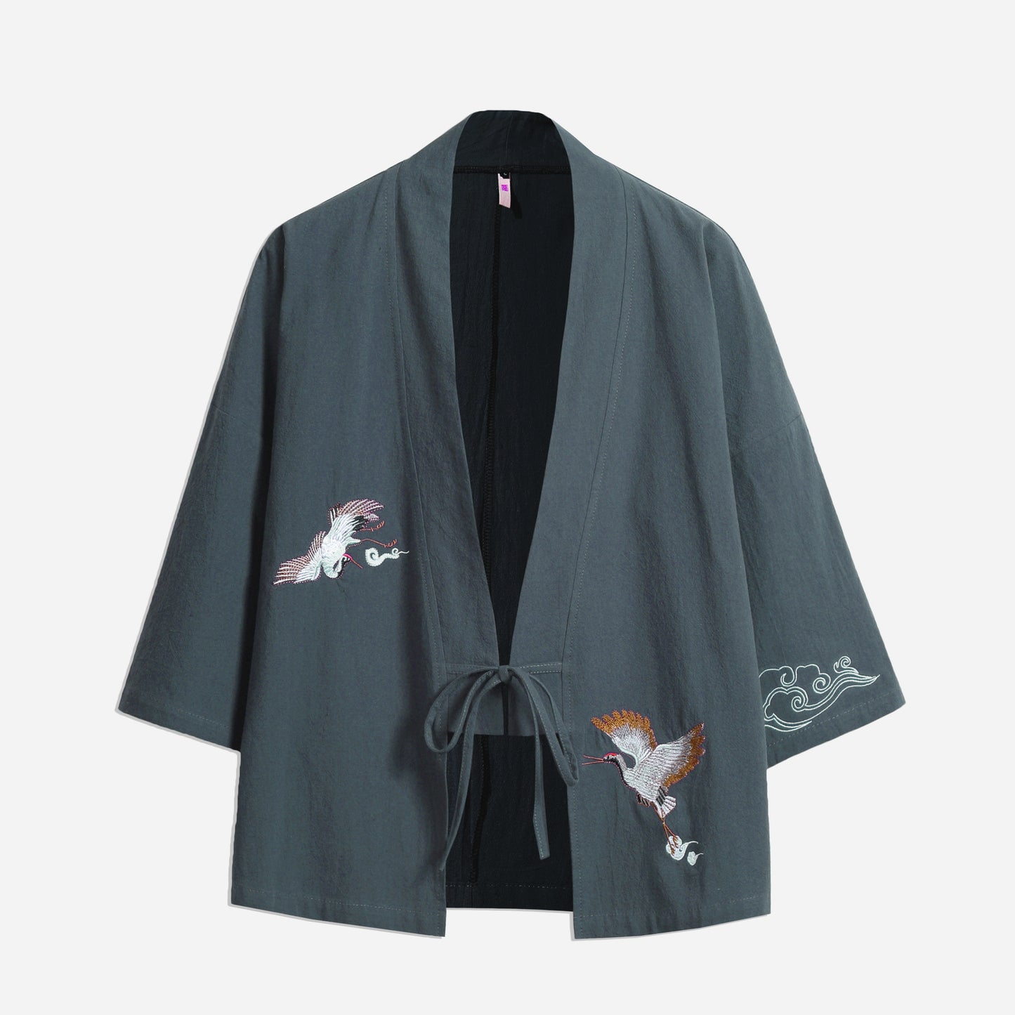 Mens Chinese Hanfu Taoist Robe Retro Kimono Jacket Trendy Top