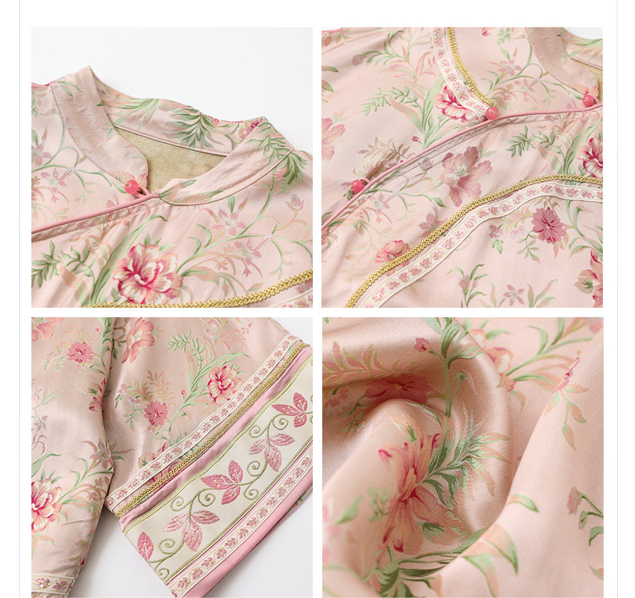 2026 Summer New Chinese Style Printed Rayon Loose Elegant Blouse