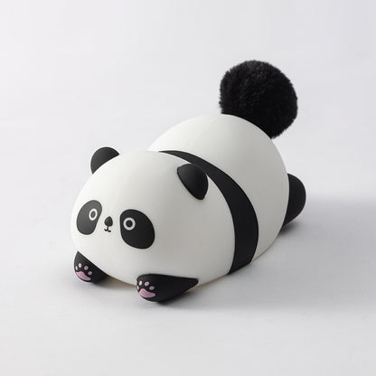 Furry Fun Panda Lamp USB Night Light Cute Bedside Gift Lamp