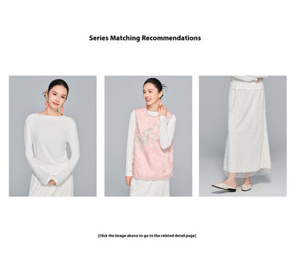 Stylish Heavy Embroidery Vest for Women