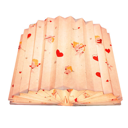 Creative 3D Night Light Foldable Fan Book Lamp for Bedroom