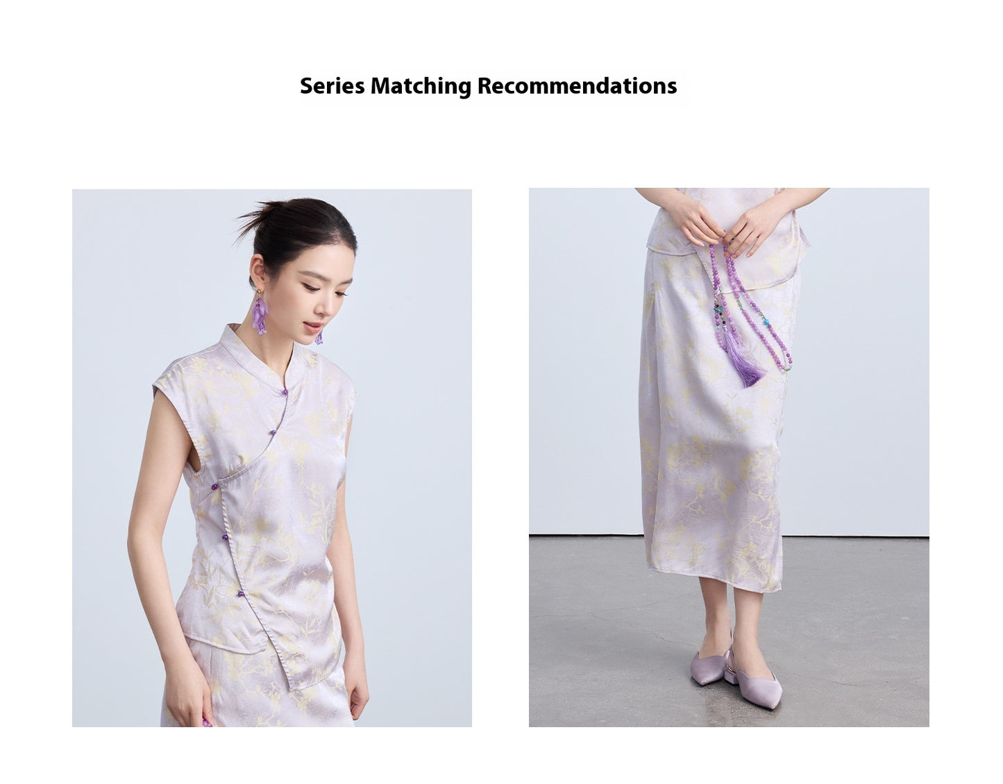 High-End Waist-Cinching Jacquard Top with Asymmetrical Collar