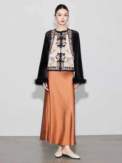 Elegant High-End Asymmetrical Mermaid Skirt