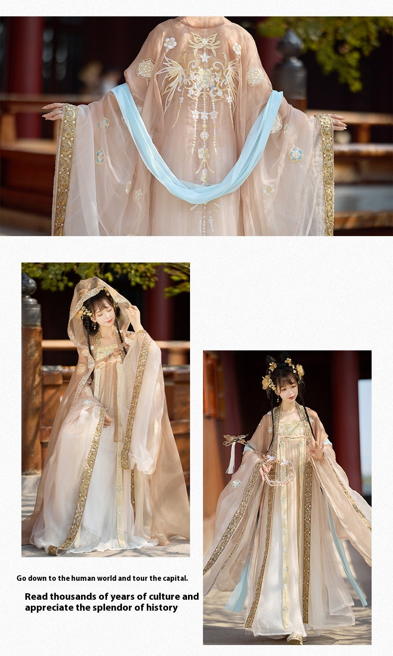 Fairy Hanfu Costume — Elegant Cloak & Flowing Ancient Outfit
