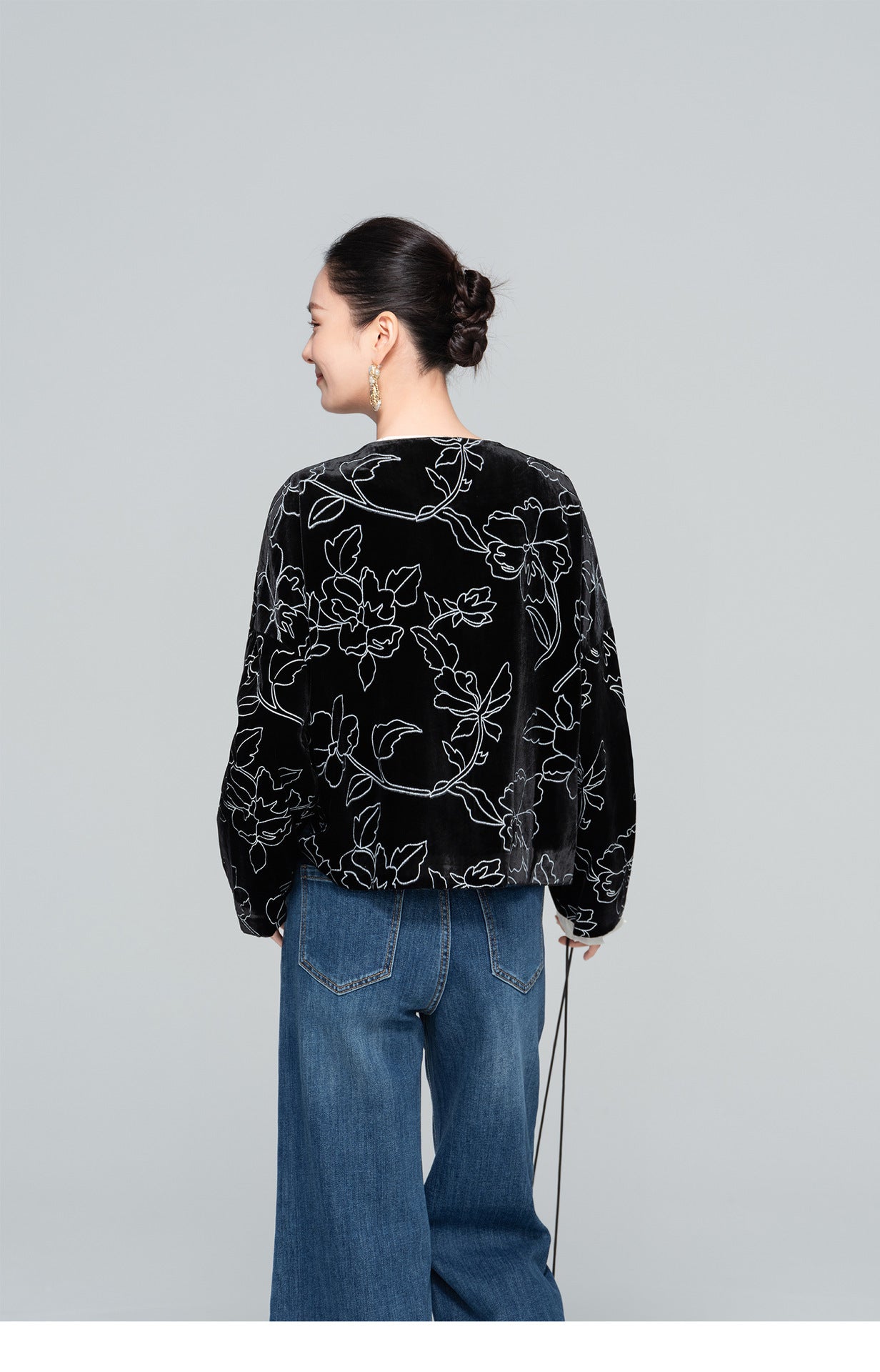 Retro National Style Light Velvet Jacket