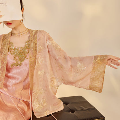 Retro Fashion Chinese Style Jacket | Elegant Embroidered National Cardigan
