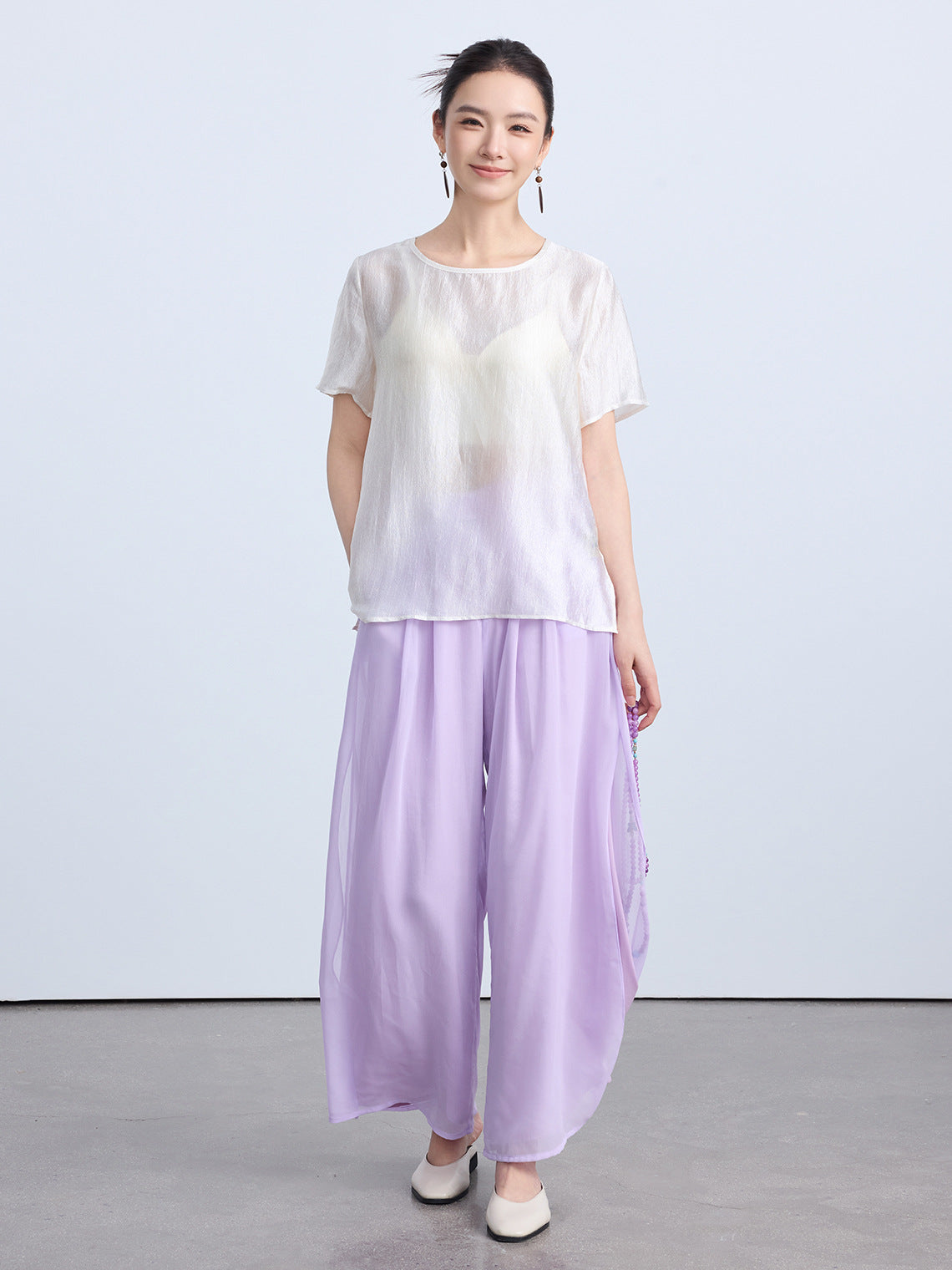 High-End National Style Summer Blouse for Women