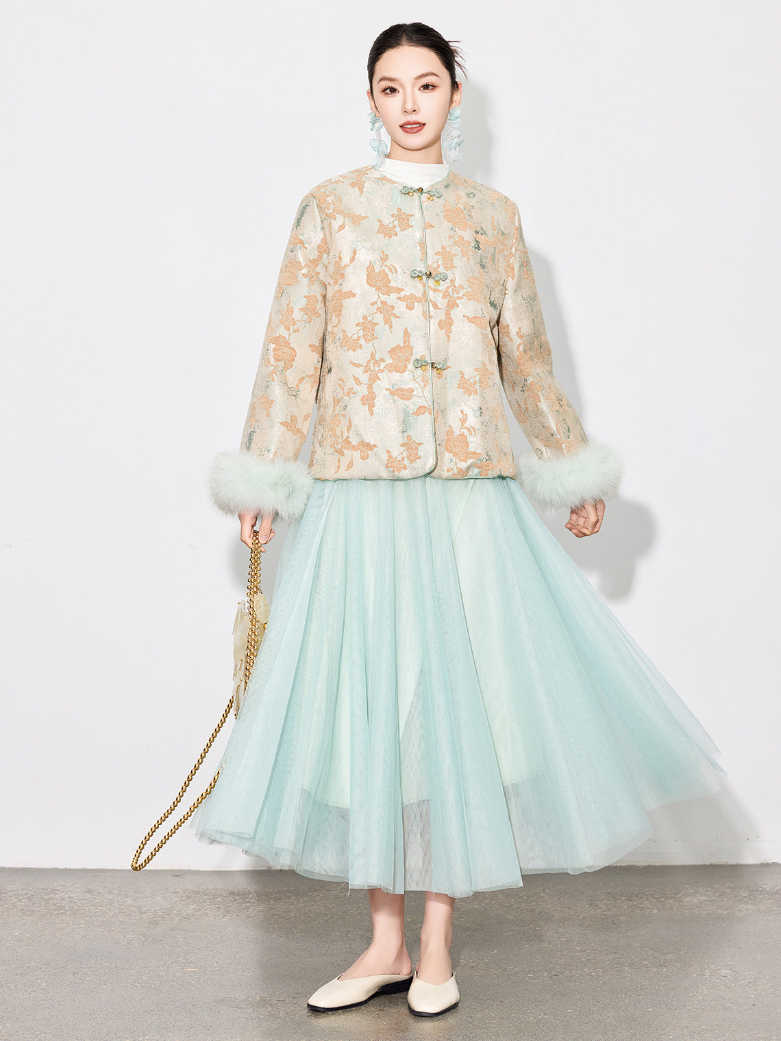 Chic Layered Tulle Skirt — High Waist Fairy Midi A-Line Skirt