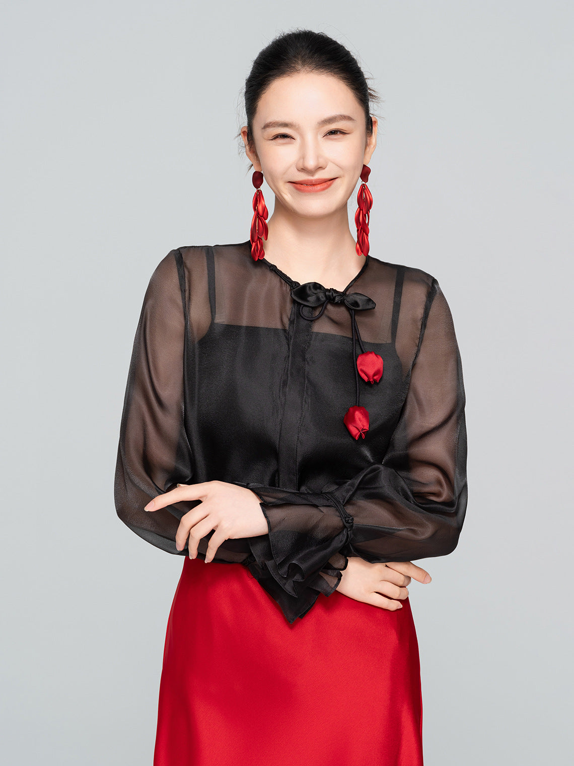 Original National Style Thin Fashion Versatile Autumn Top