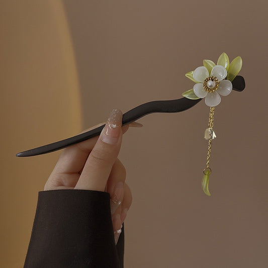 Retro Elegant Hairpin | Women Ancient Style Hanfu Magnolia Hair Accessory