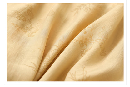 Elegant New Chinese Style High-End Women's Long Sleeve Loose Coat