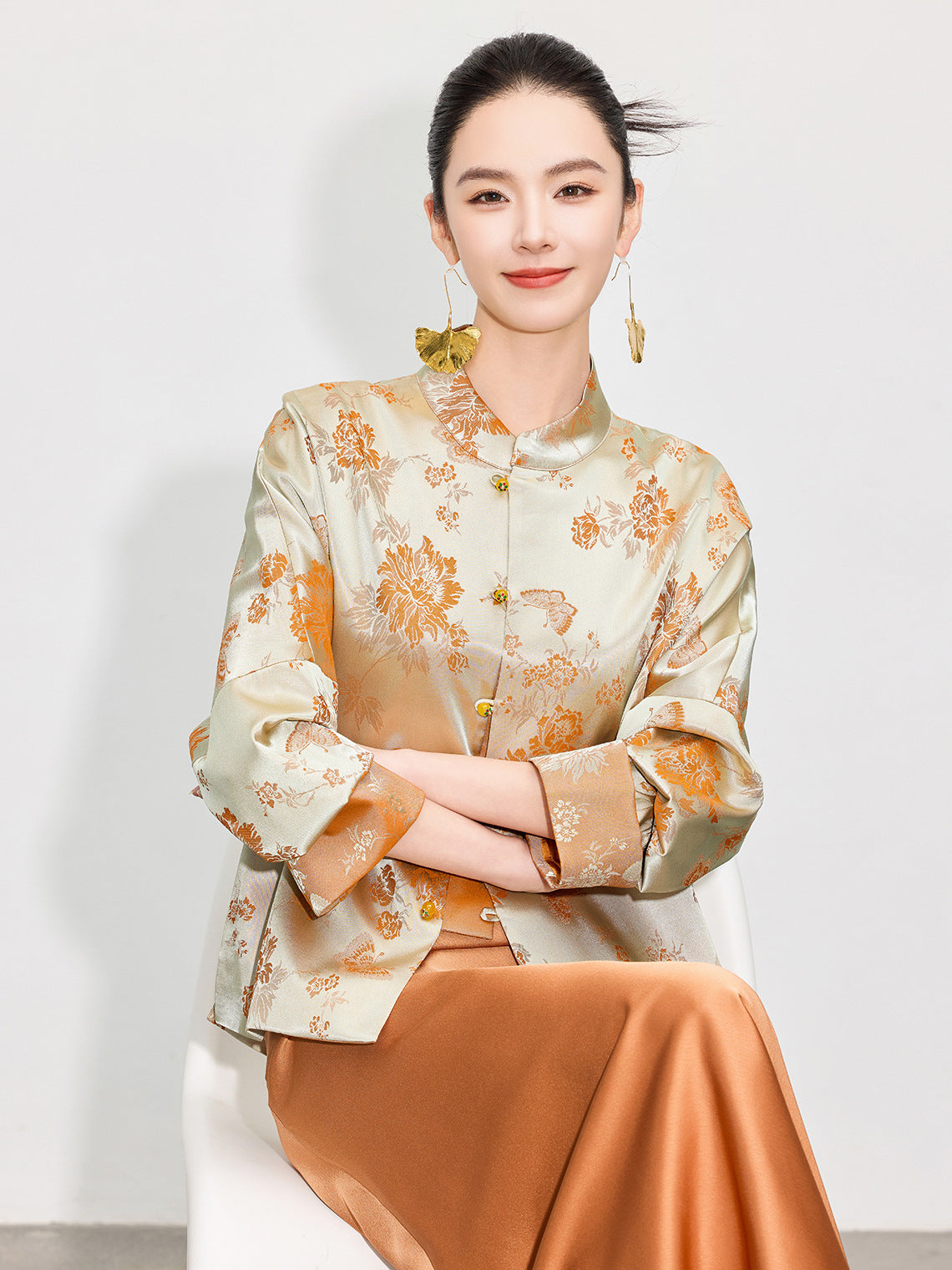High-End Elegant Retro Zen Style Jacket for Women