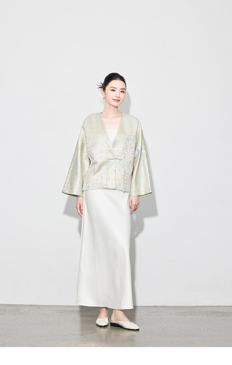 Chic High-Waist Mermaid Satin Skirt for Women