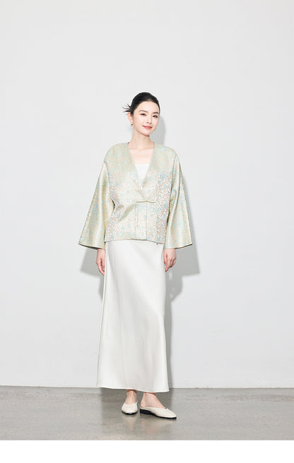 Chic High-Waist Mermaid Satin Skirt for Women