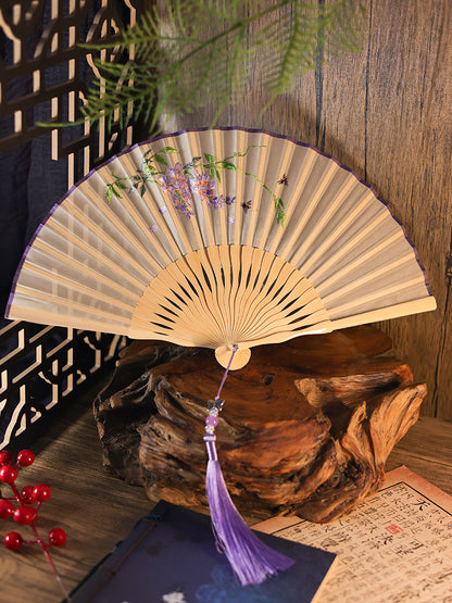 Ancient Style Suzhou Embroidered Fan — Portable Chinese Style Fan