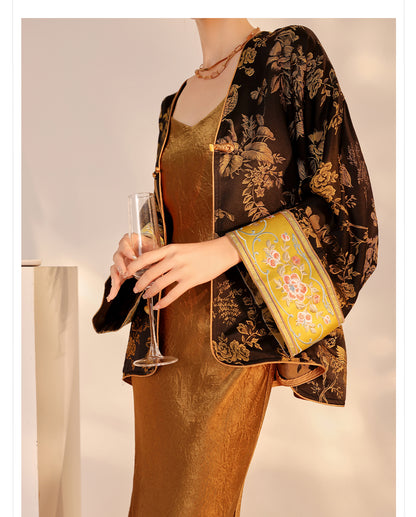 Vintage Embroidered Jacket High-End New Chinese Style Autumn Top