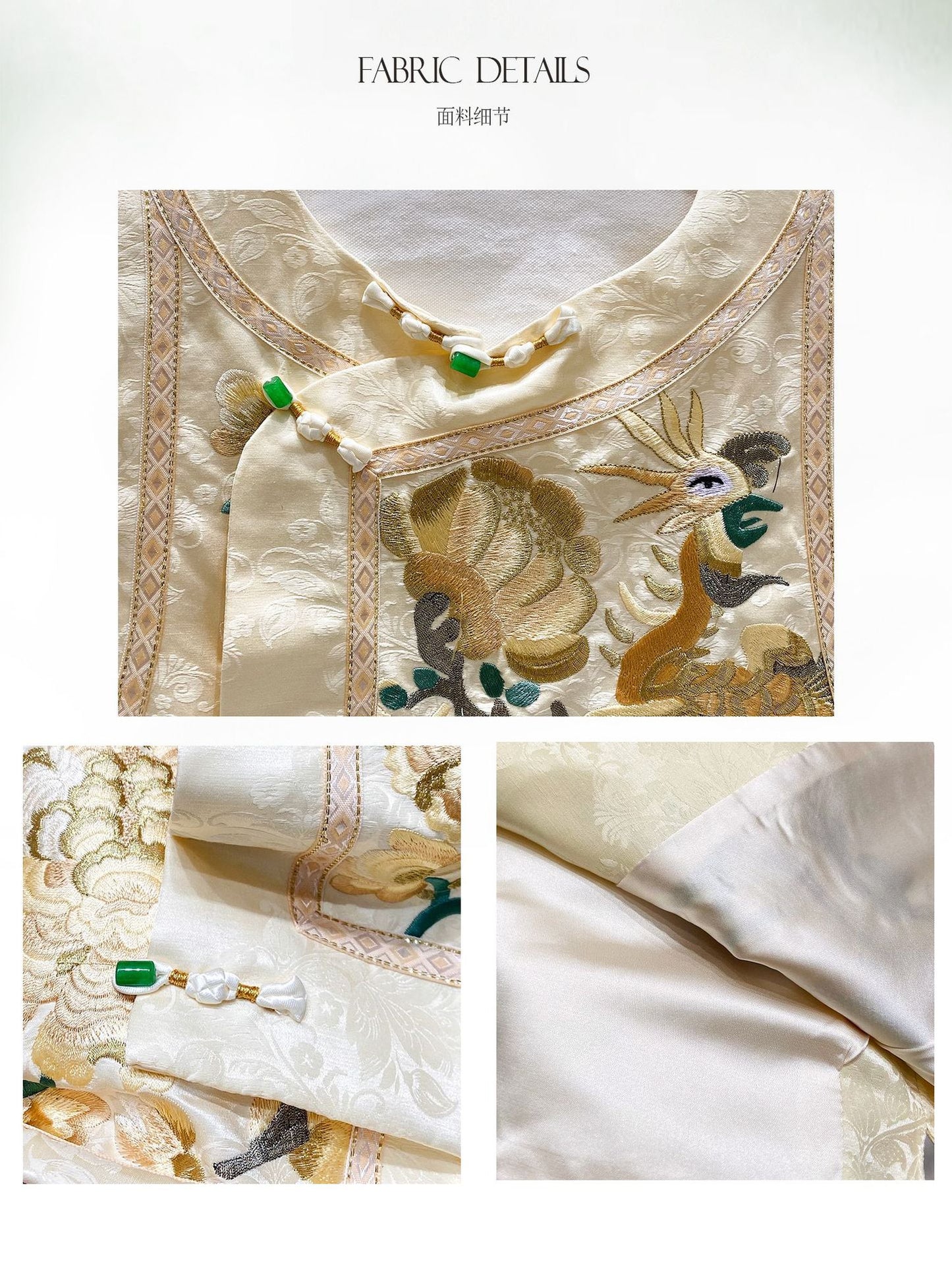 Mulberry Silk Embroidered Sleeveless Vest for Women