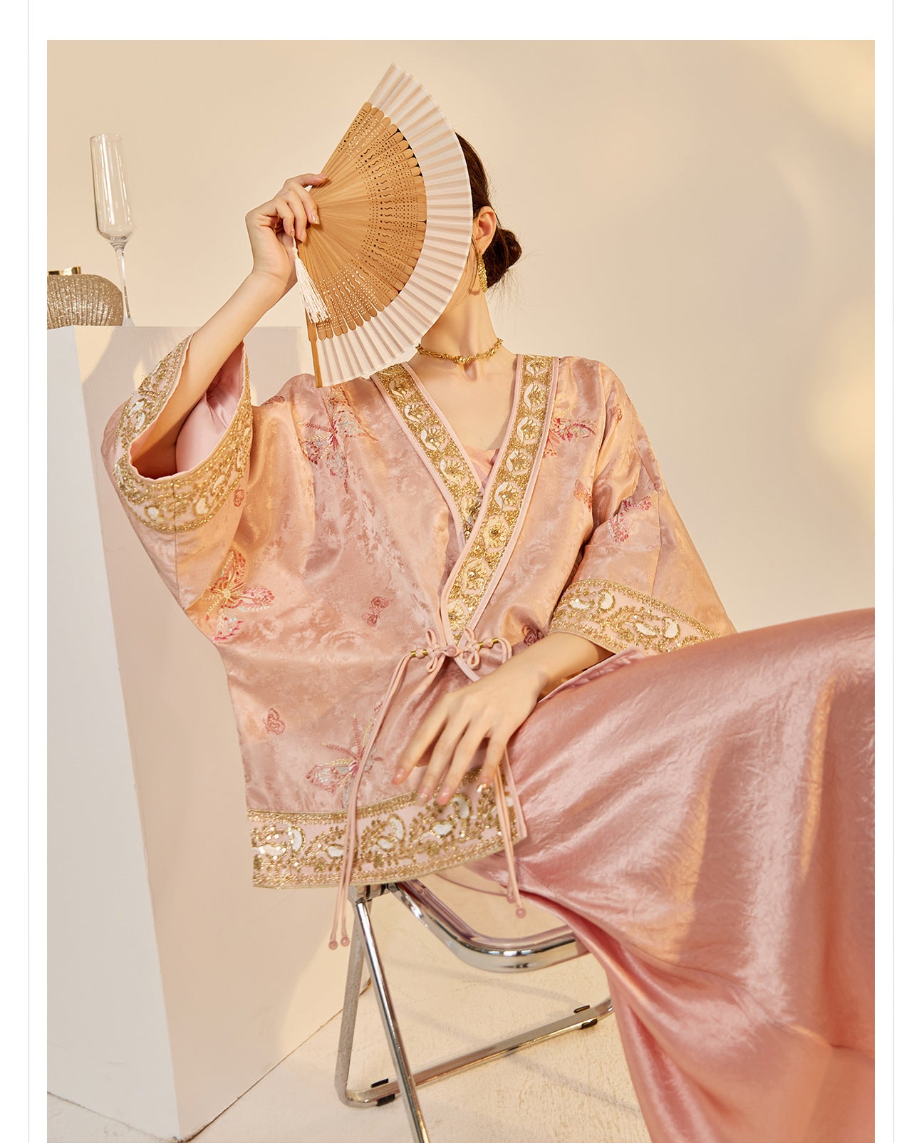 2025 Early Autumn Elegant New Chinese Style Embroidered Jacquard Coat | National Style