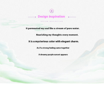 Oriental Ancient Hanfu — Restored Fairy Purple Spring Summer Set