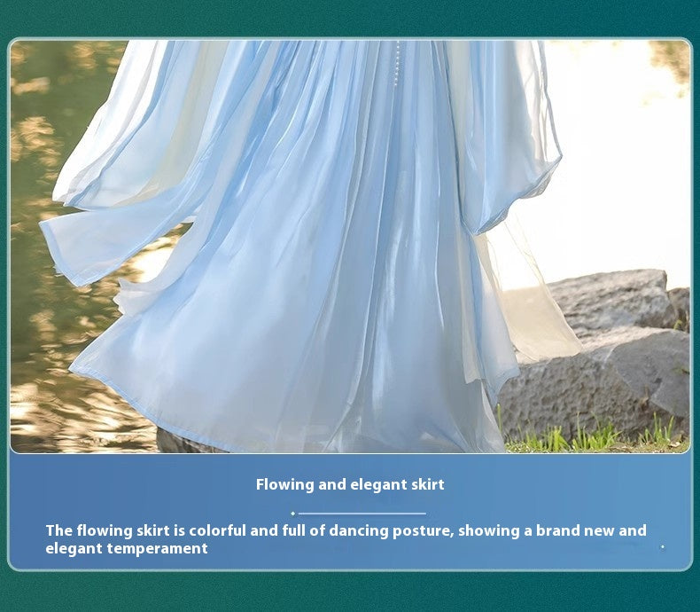 Super Fairy Hanfu Outfit — Improved Zen Hezi Dress for Women