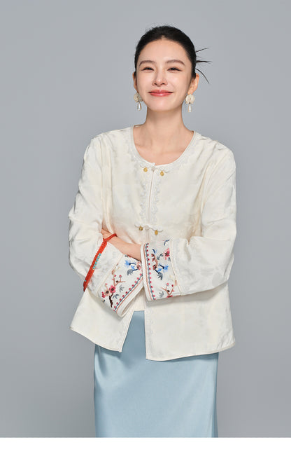 Stylish Embroidered Women's Top