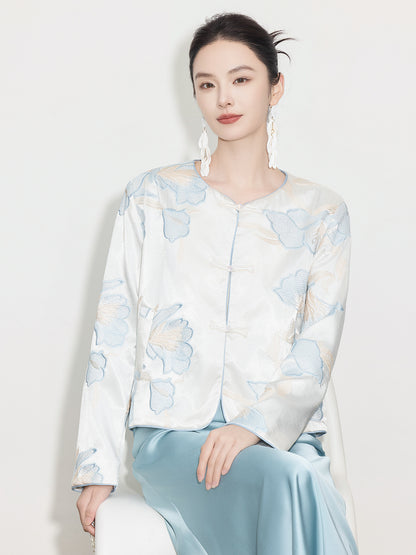 High-End Sophisticated Chinese Style Cardigan for Women