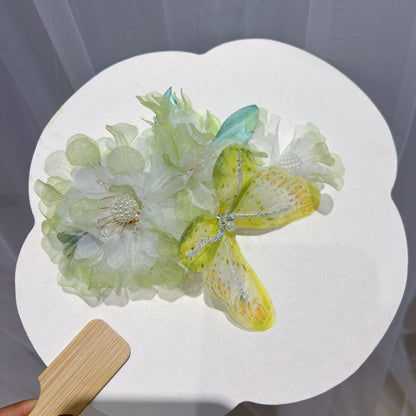 Ancient Style Forest Sweet Perm Flower Hair Crown Hanfu Handmade Hairpin