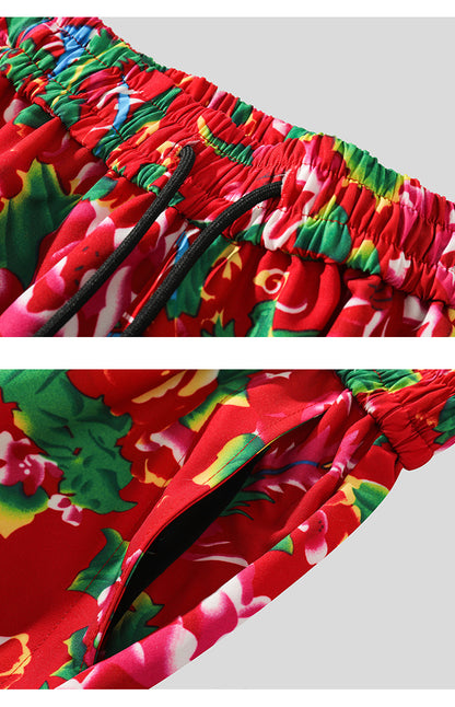 Northeast Floral Ski Suit Waterproof Jacket & Pants for Skiing