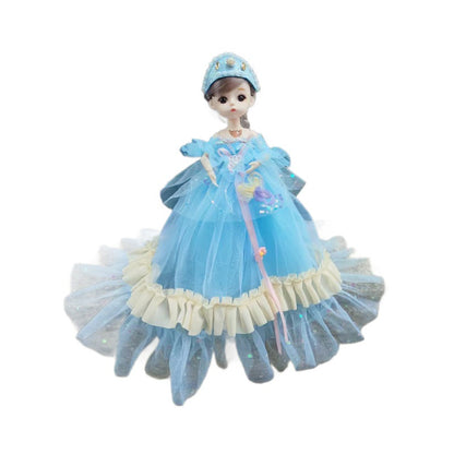 New30Centimeter Music Wedding Dress Barbie Doll Hanfu Singing Storytelling Plush Toy Girl Gift Children's Toy