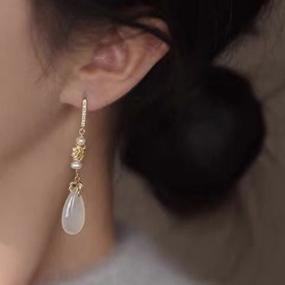 mitation Pearl Earrings | 2025 New Chinese Style High-End Niche Design