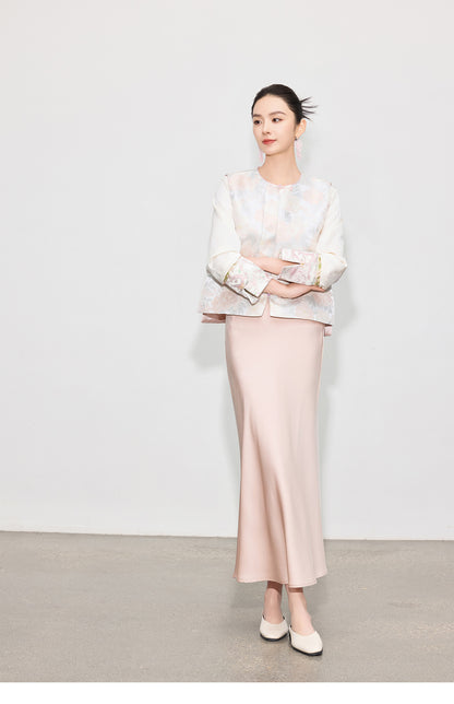 Light National Style Jacquard Vest Chinese Style