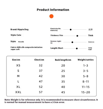 Floral Two-Leg Warm Pet Coat Small Dog Cat Autumn Winter Jacket