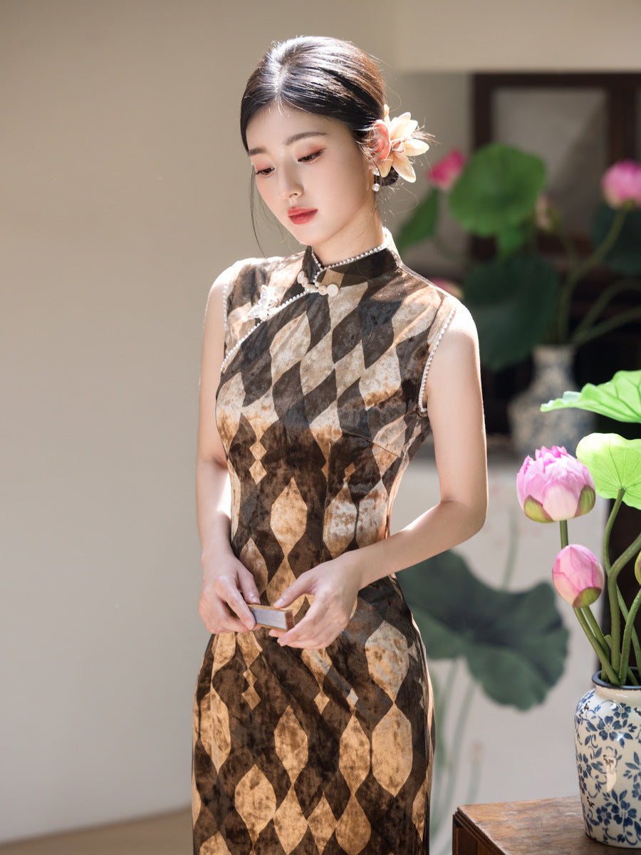 Improved New Chinese Style Qipao – Classy Women's Dress