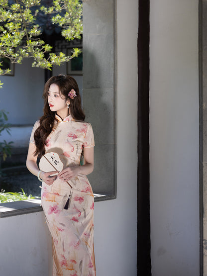 New Chinese Style Qipao – Simple Elegant Women's Dress
