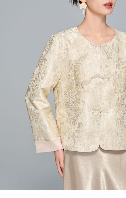 Stylish High-End Beaded Jacket