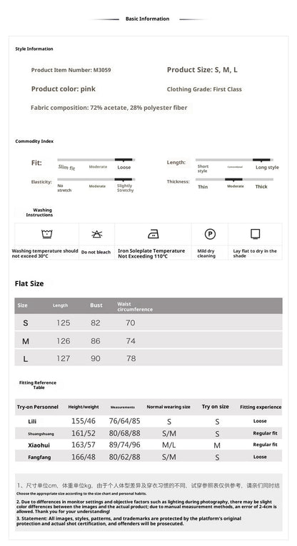 French Style Pink 3D Rose Acetate Strap Dress Elegant Long Gown