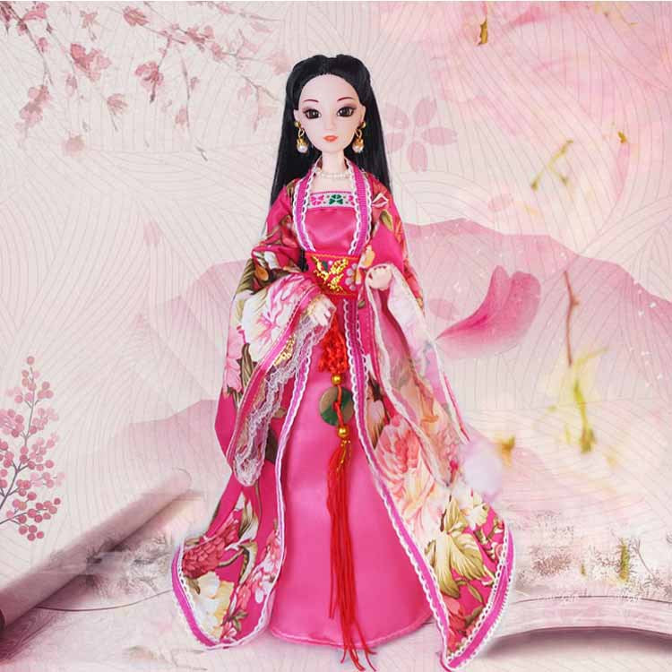 Ancient Costume Doll Set — Chinese Style Dress-Up Gift Box
