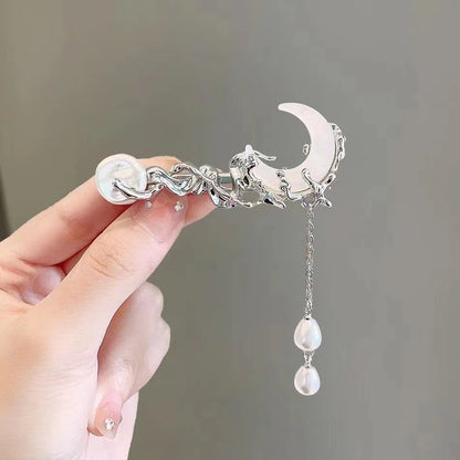 Ancient Style Hanfu Hairpin | Elegant Cheongsam Back Hair Accessory for Women