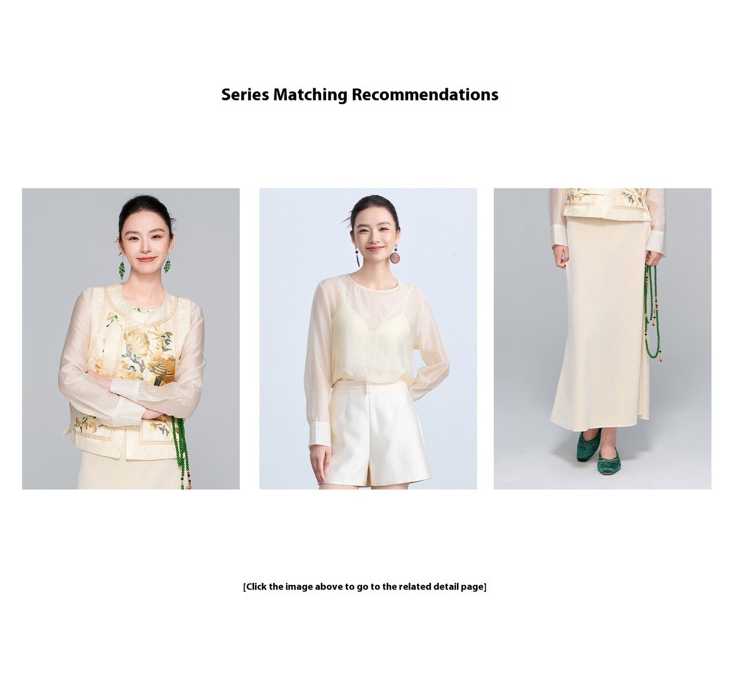 Mulberry Silk Embroidered Sleeveless Vest for Women