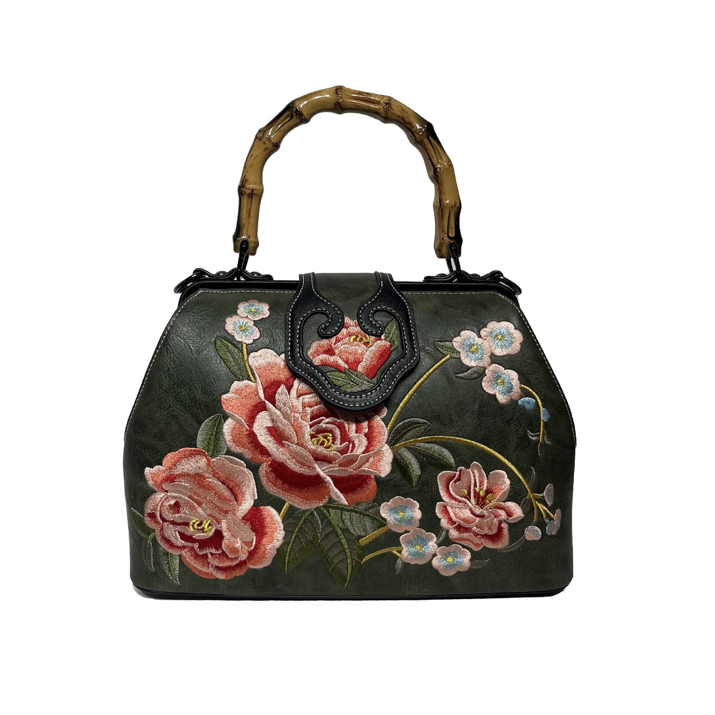 Vintage Chinese Embroidered Bag — Elegant Shoulder Crossbody for Women